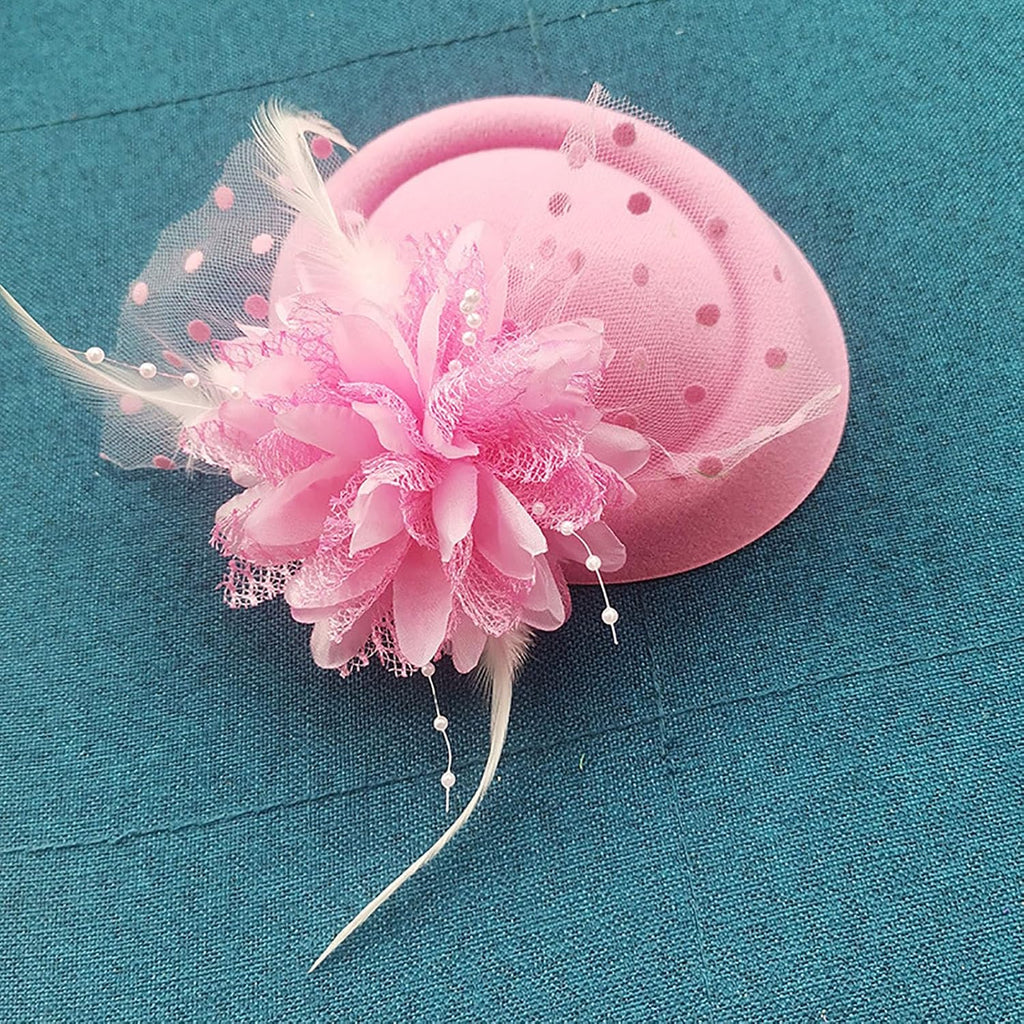 Fascinators Hats Pillbox Hat for Girl and Women