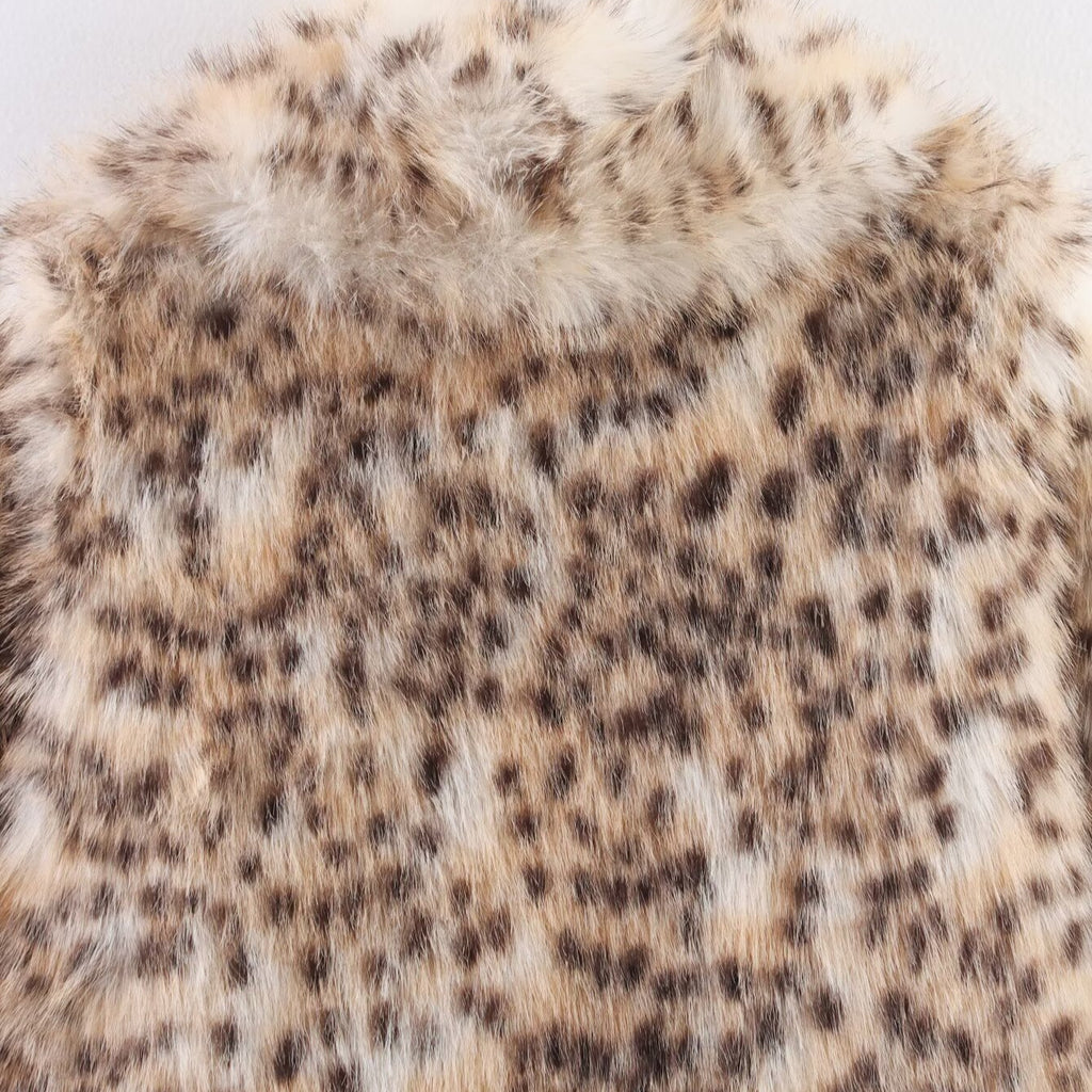 Artificial fur coat plush coat