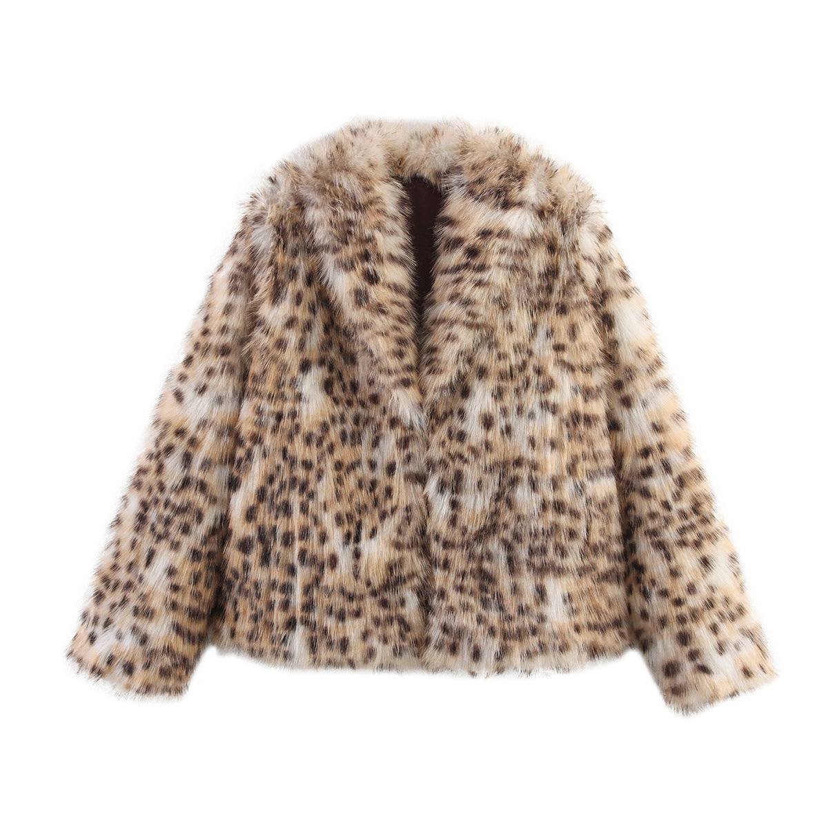 Artificial fur coat plush coat