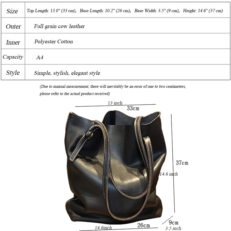 Leather Shoulder Bag for Women, Handmade Full Grain Leather Bags, Leather Satchel Bag for Women