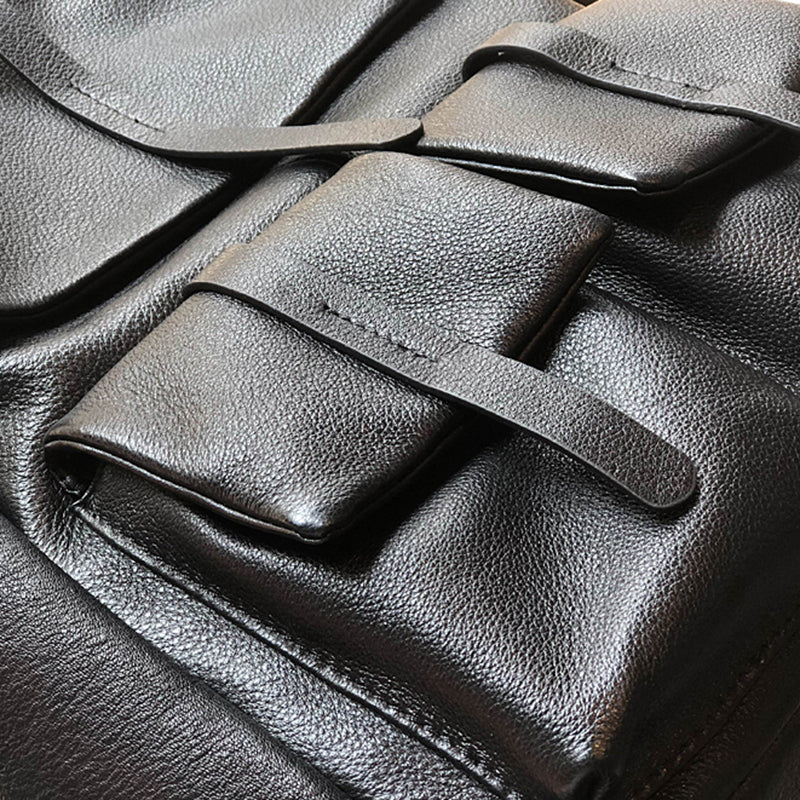 Women Full Grain Leather Backpack , Leather Laptop Backpack Purse, City School Bag, Best Gifts for her