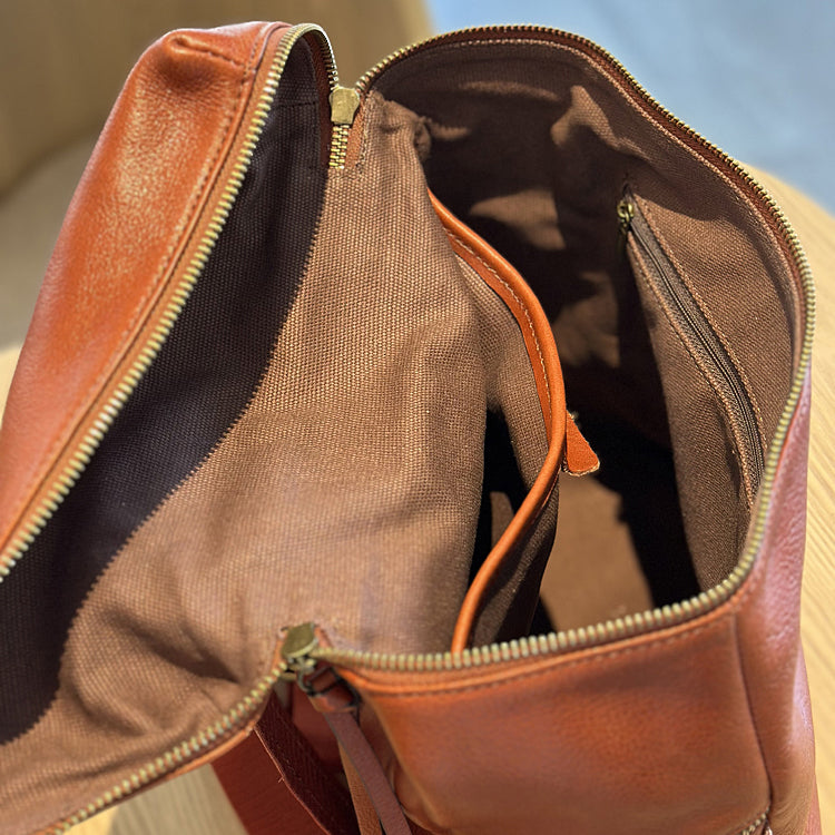 Full Frain Leather Women Backpack, Handmade Backpack Purse, Cow Leather Backpack for school