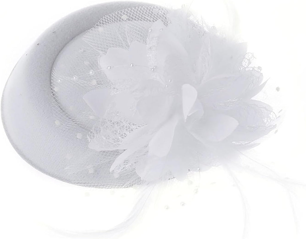 Fascinators Hats Pillbox Hat for Girl and Women