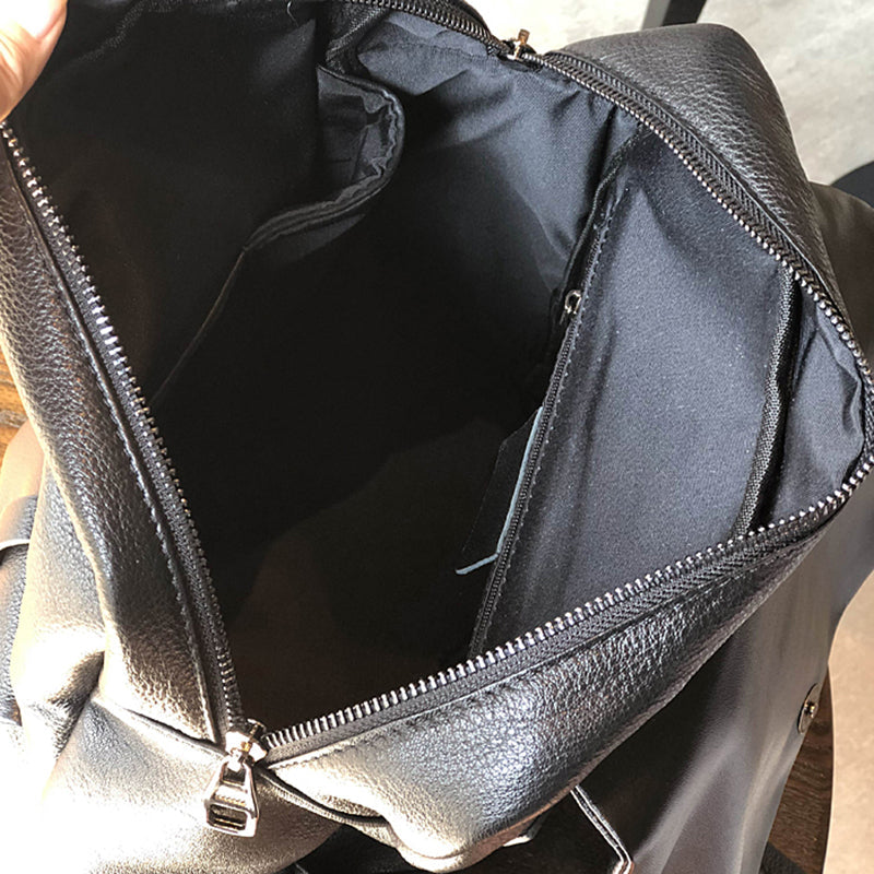 Women Full Grain Leather Backpack , Leather Laptop Backpack Purse, City School Bag, Best Gifts for her