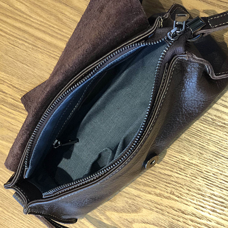 Leather Crossbody Women Wallet Purse, Mini Satchel Crossbody Bag, Small Leather Shoulder Bag for Women
