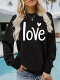 Round neck fleece hoodie for women