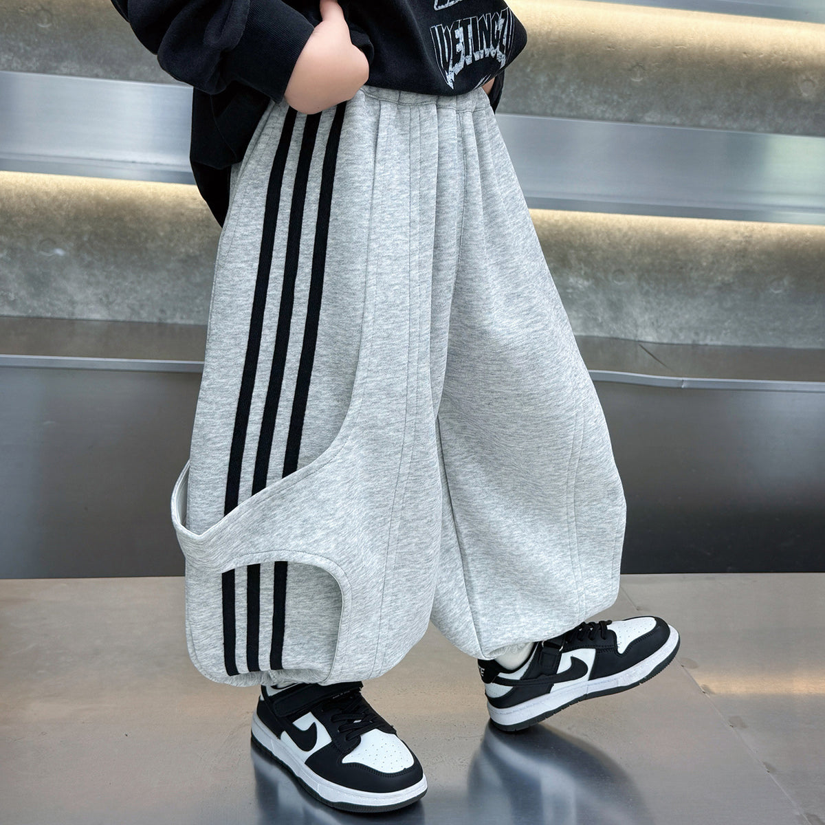 Boys Casual Knit Straight-Leg Sweatpants