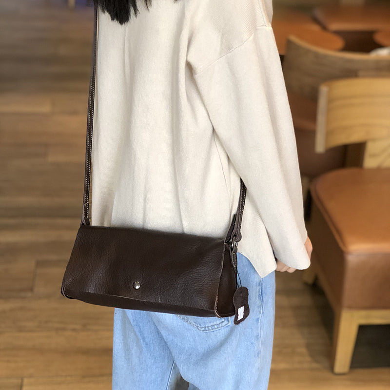 Leather Crossbody Women Wallet Purse, Mini Satchel Crossbody Bag, Small Leather Shoulder Bag for Women