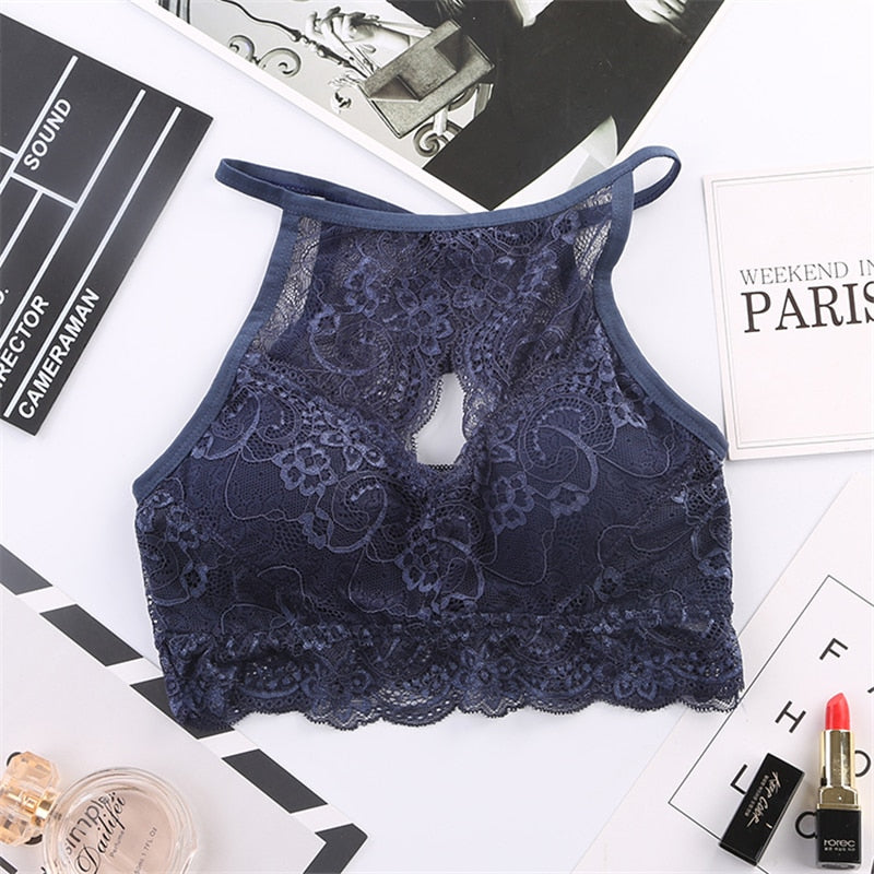 Sexy Lace Bra Underwear Ladies Women Push Up Bralette Soft Seamless Wireless Lingerie Comfort Breathable Bras