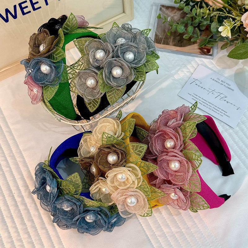 Fashionable handmade flower headbands