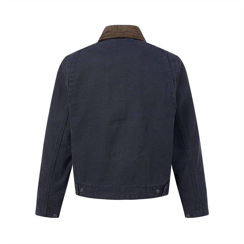 Canvas workwear jacket for men
