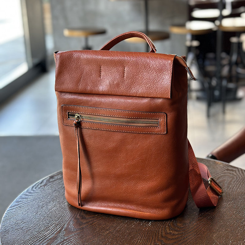 Handmade Leather Backpack for Women, Ladies Genuine Leather Backpack, Best Leather Women's Backpack for School