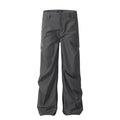 Gray Dress Pants for Men and Women with Pleats Simple Clean Fit