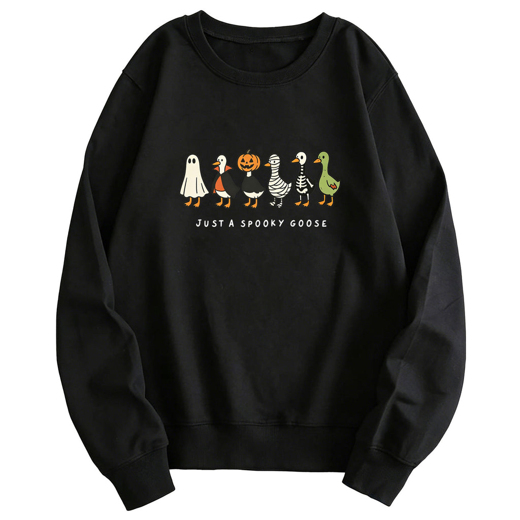 Cartoon printed hoodie