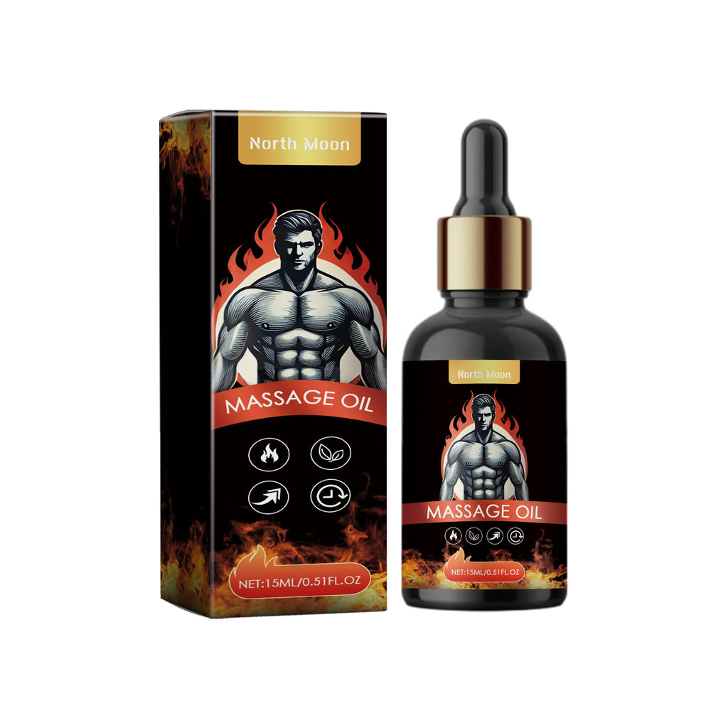 North Moon Men's Massage Oil Men's Body Moisturizes Skin Topical Body Care Massage Oil