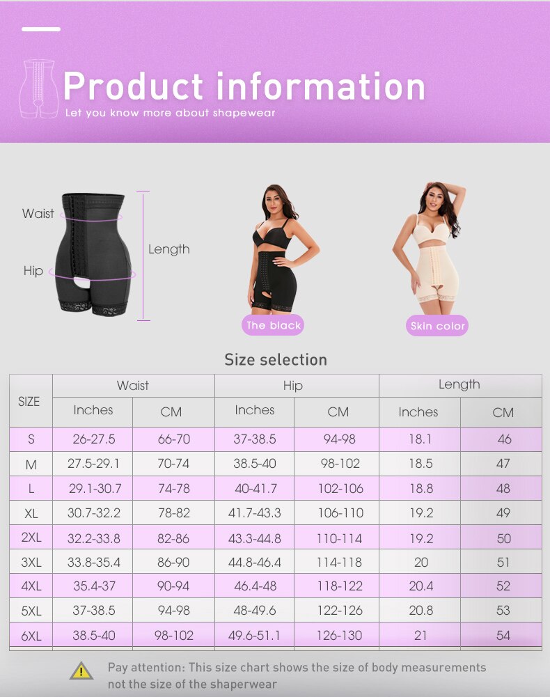 Women Shapewear Firm Control Seamless Thigh Slimmer High Waist Trainer Panties Hip Enhancer Butt Lifter Short Booster Underwear