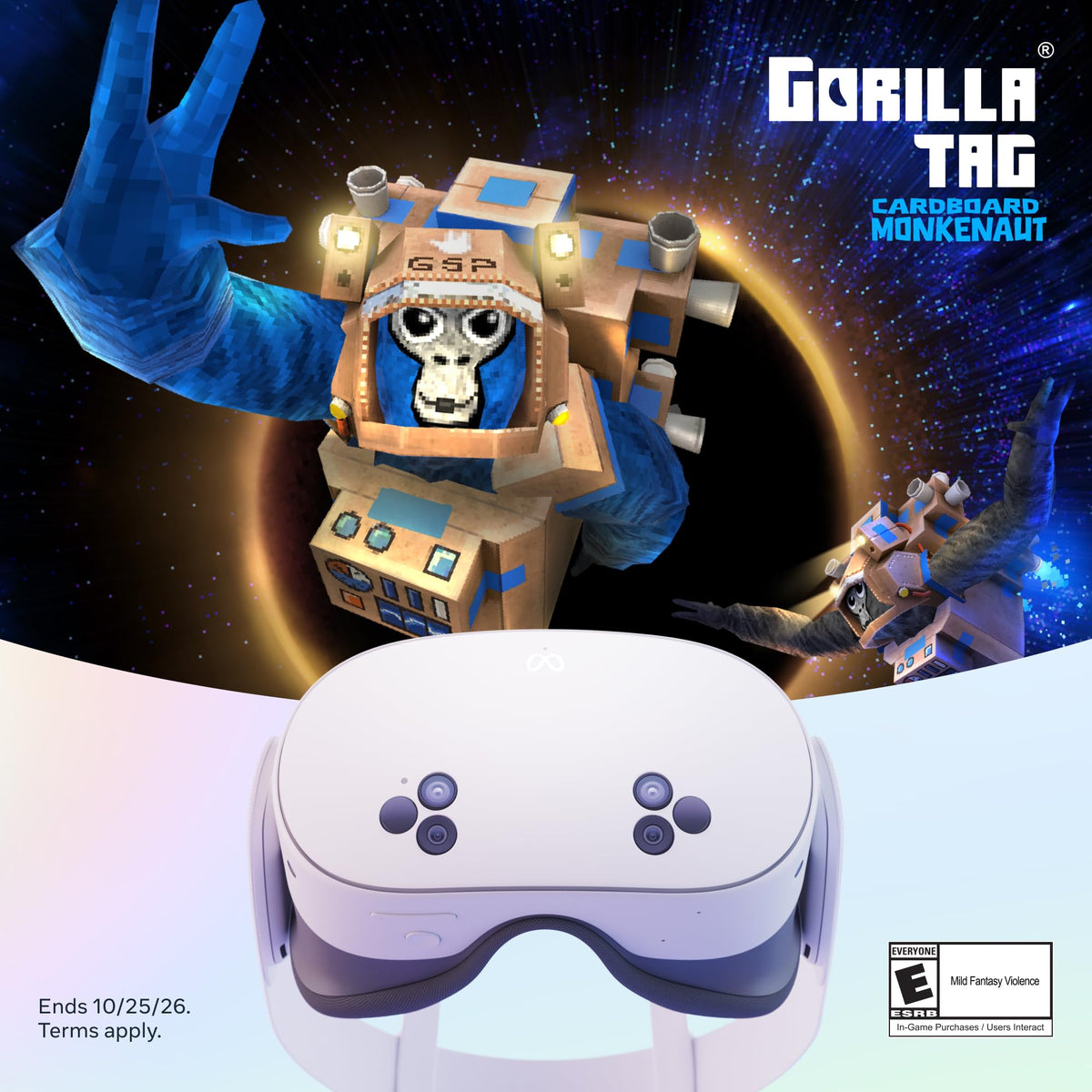 Meta Quest 3S 128GB | Virtual Reality — VR Headset — Gorilla Tag Bundle