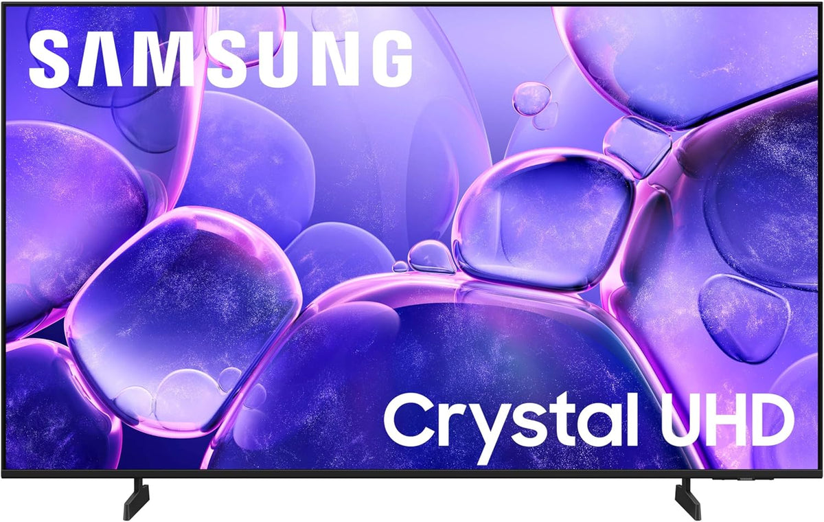 Samsung 55-Inch Class Crystal UHD U8000F 4K Smart TV (2025 Model) Endless Free Content, Processor, Metalstream Design, Knox Security, Compatible with Alexa