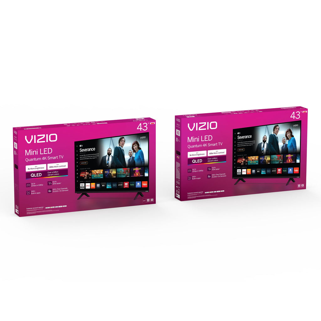 43 in Mini LED Quantum 4K QLED HDR Smart TV, 2026 Model, VQM43C-10