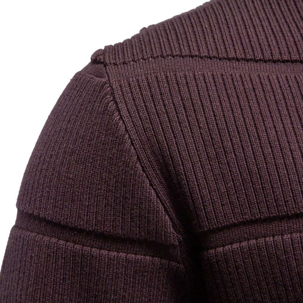 Round neck sweater for men