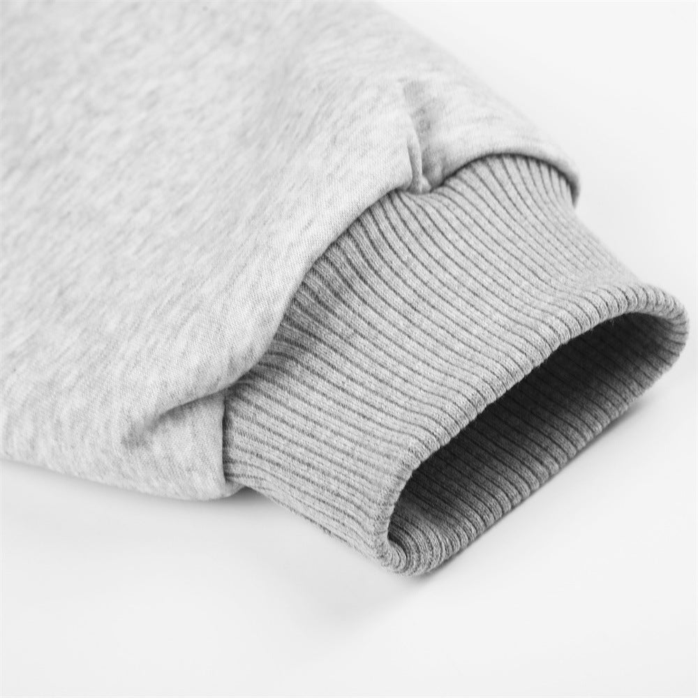 Hooded sweatshirt jacket for men
