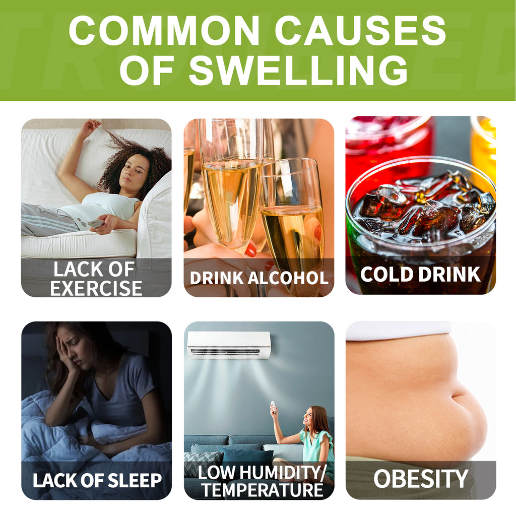 Googeer Anti-Swelling All Natural Tea, Firming Skin Waist Belly Thighs Reduce Swelling To Highlight Body Slimming Tea