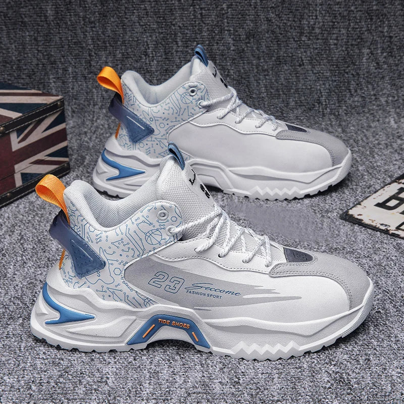 New Casual Shoes Men Sneakers Outdoor Walking Shoes For Men Comfortable Shoes Tennis Training  Male Footwear Robot Shaped Shoes