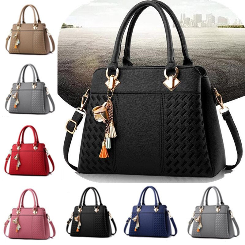 LKEEP Famous Designer Brand Bags Women Leather Handbags Luxury Ladies Hand Bags Purse Fashion Shoulder Bags