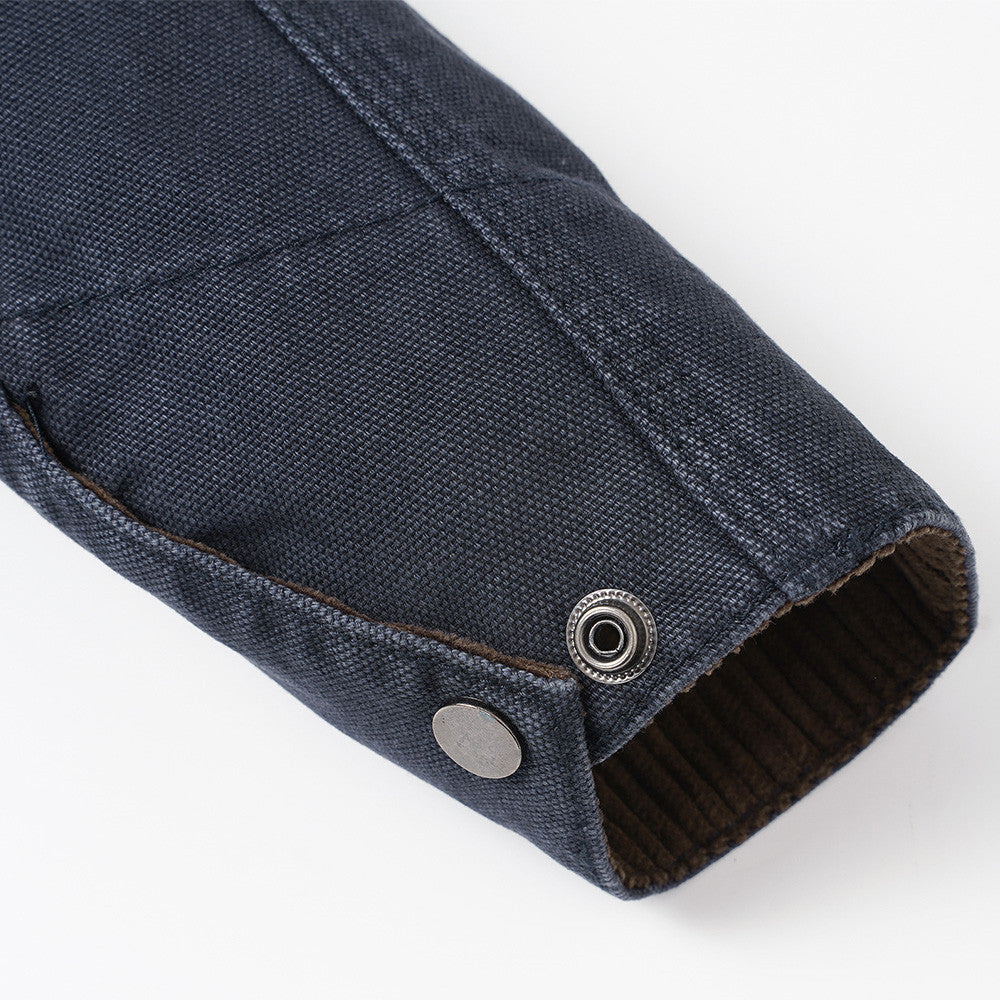 Canvas workwear jacket for men