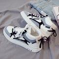 New high top comfortable trendy shoes for men, versatile casual sports board shoes, white cloth shoes, leather shoes