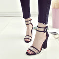 Women Summer Shoes T-stage Fashion Dancing High Heel Sandals Sexy Stiletto Party Wedding Shoes