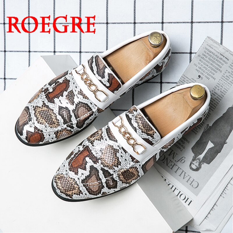 Men Leather Shoes Men Luxury Camouflage Gold National Pattern Oxfords Men Classic Gentleman Wedding Prom Shoes Big Size