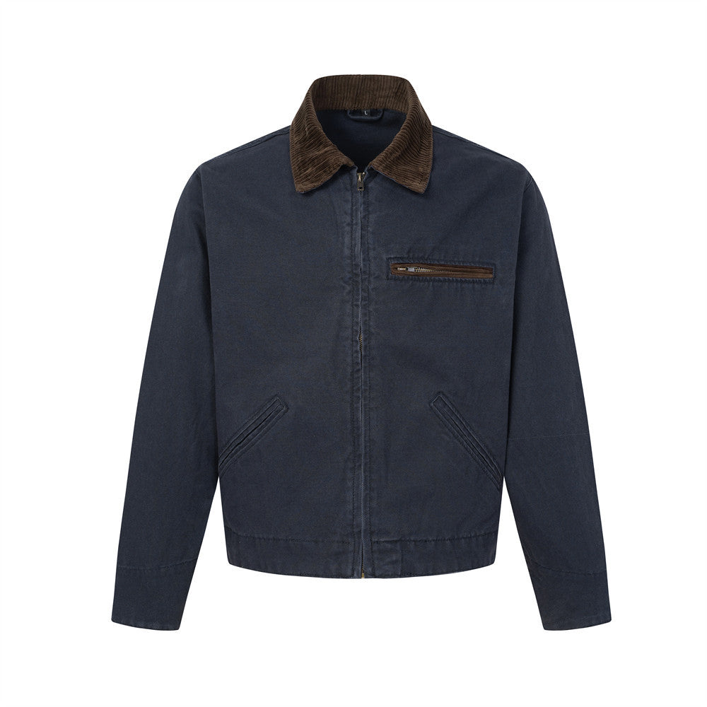 Canvas workwear jacket for men