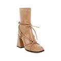 Black High Heels Ankle Boots For Women Autumn Winter Gladiator Punk Short Boots Party Shoes