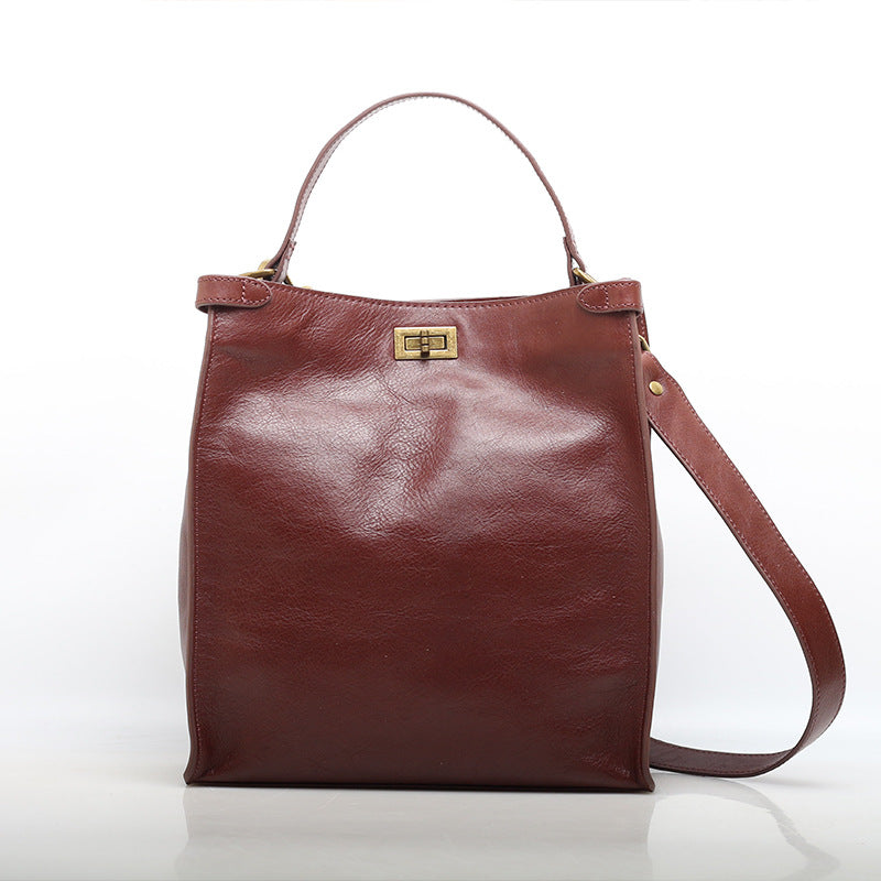 Full Grain Leather Handbag Women Leather Bag Handmade Leather Shoulder Bag Handmade Leather Crossbody Bag For Woman