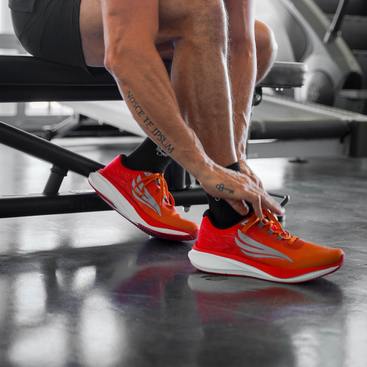 HORUS Men's Running Shoes, Orange