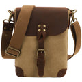 Men's Vintage Canvas Crossbody Bag, Multi-Pocket Sling Messenger Bag for Outdoor & Everyday Use