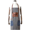 Personalized Waterproof Canvas Apron, Work Apron Studio Shop Apron Hairdresser Apron Painter Apron Crafter Apron Cooking Apron
