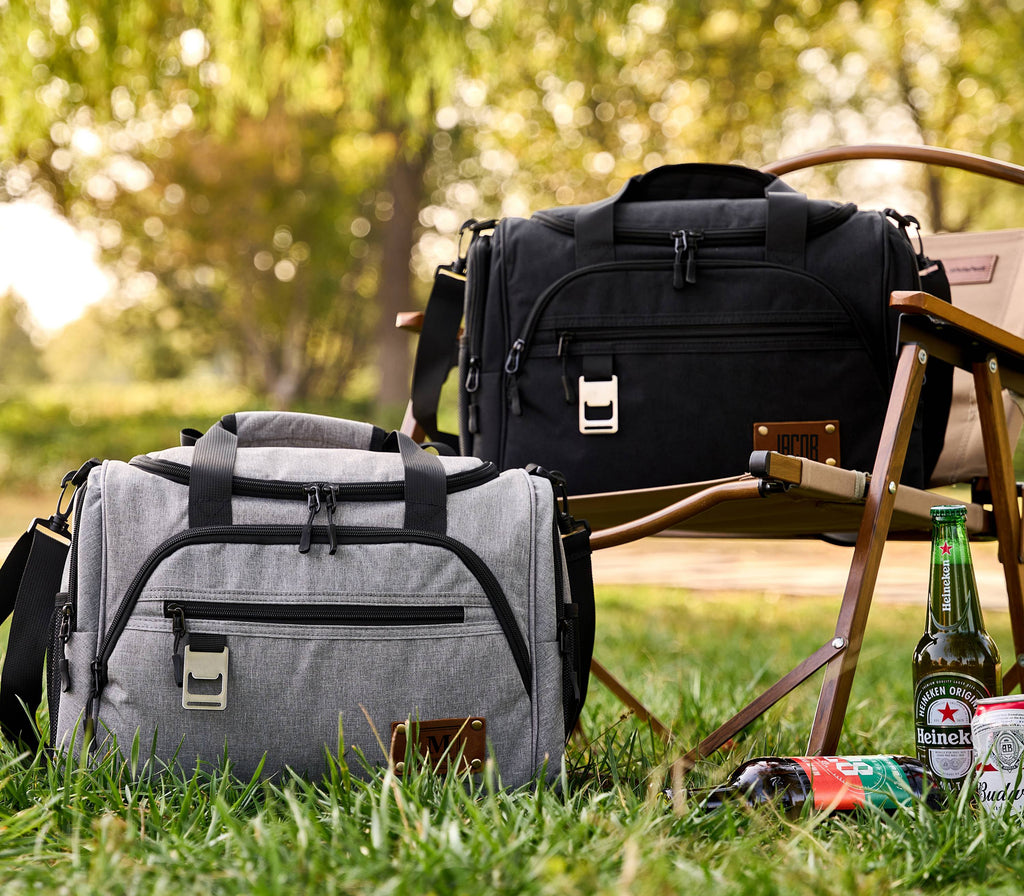 Personalized Carry On Cooler Bag, Groomsmen Gift, Gifts for Men, Custom Golf Beer Cooler, Insulated Lunch Cooler Bag