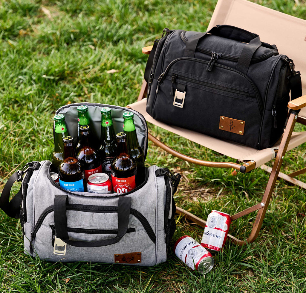 Personalized Carry On Cooler Bag, Groomsmen Gift, Gifts for Men, Custom Golf Beer Cooler, Insulated Lunch Cooler Bag