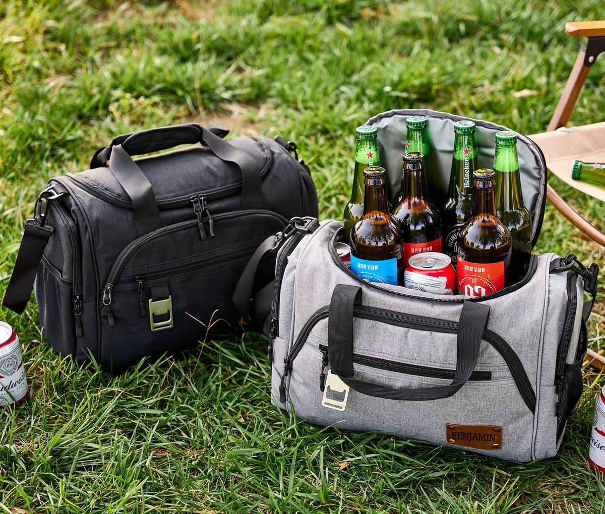 Personalized Carry On Cooler Bag, Groomsmen Gift, Gifts for Men, Custom Golf Beer Cooler, Insulated Lunch Cooler Bag