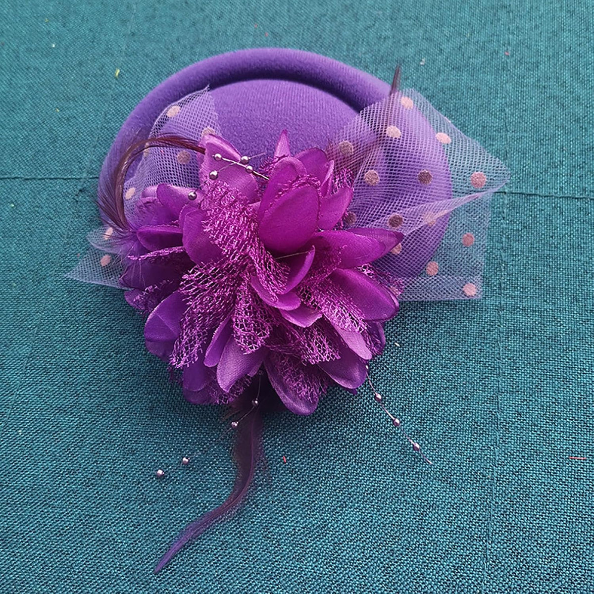 Fascinators Hats Pillbox Hat for Girl and Women
